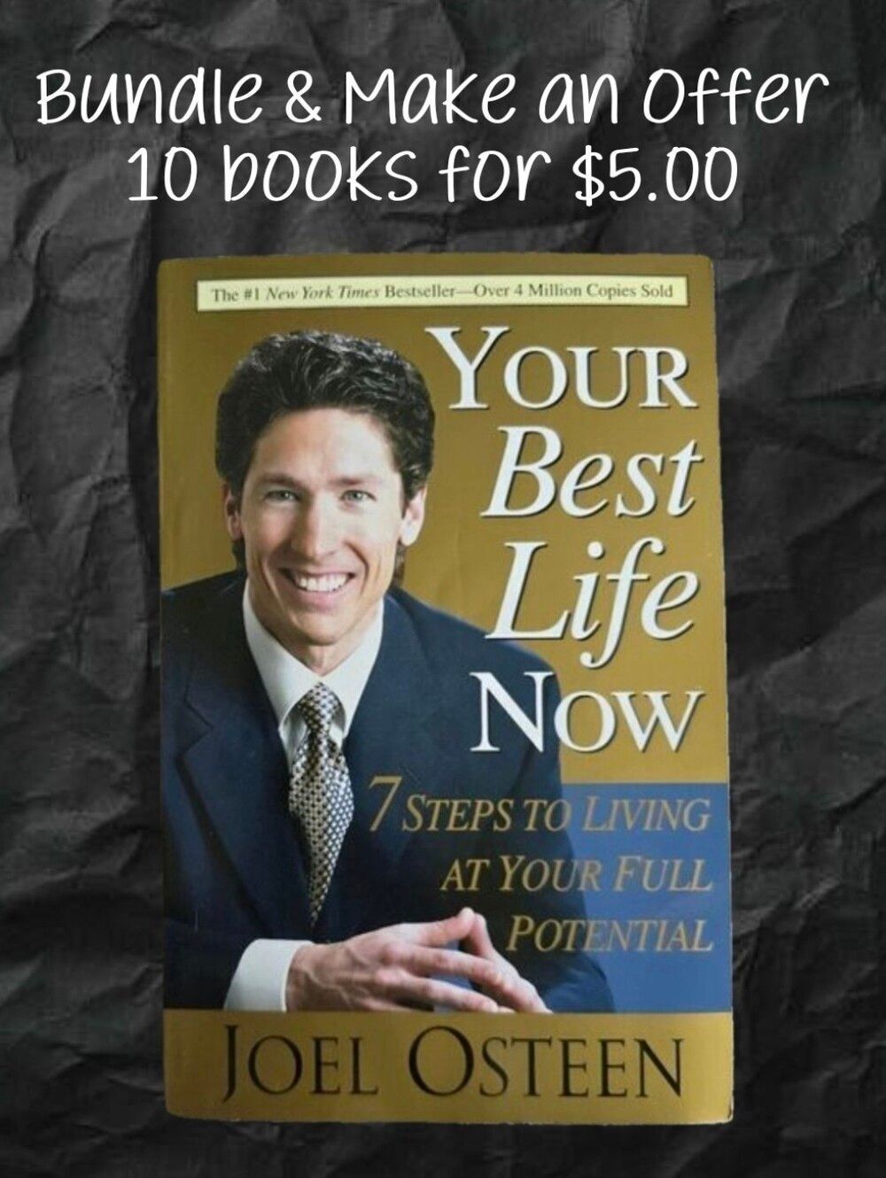 Your Best Life Now Joel Osteen Book Positive Mindset Self-Help Softcover